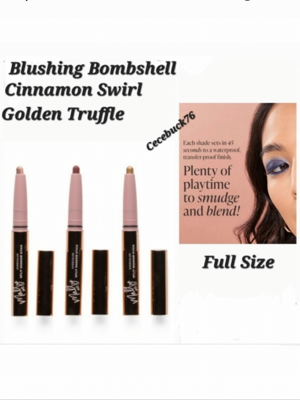 🌺Mally Trio  EverColor Split Eyeshadow Stick Set Cream Eyeshadow